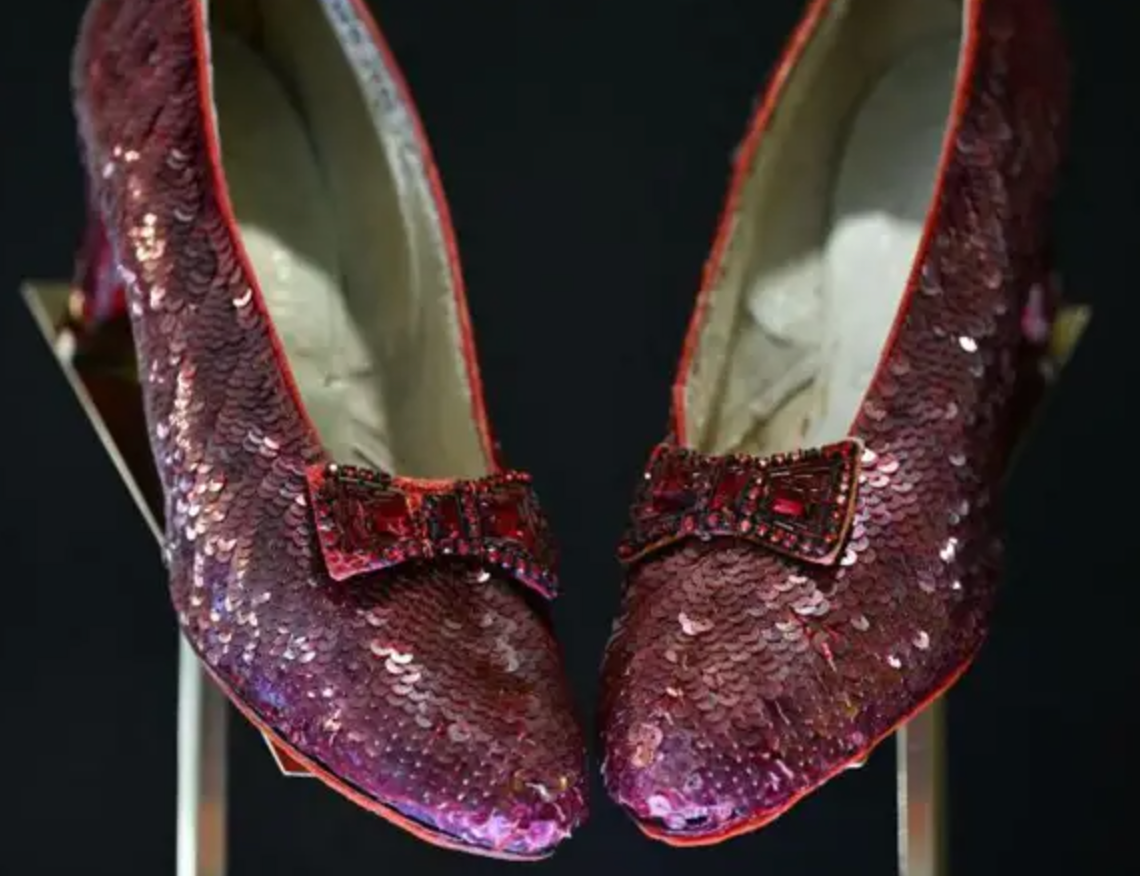 Dorothy’s Red Ruby Slippers from ‘The Wizard of Oz’ Sell for a Whopping $28 M. at Auction