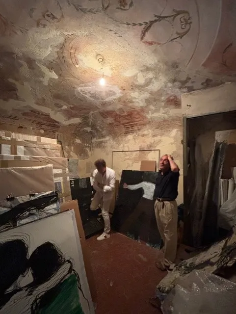 A Painter’s Studio in France Needed Maintenance. The Contractor Found Ancient Art Behind its Walls.